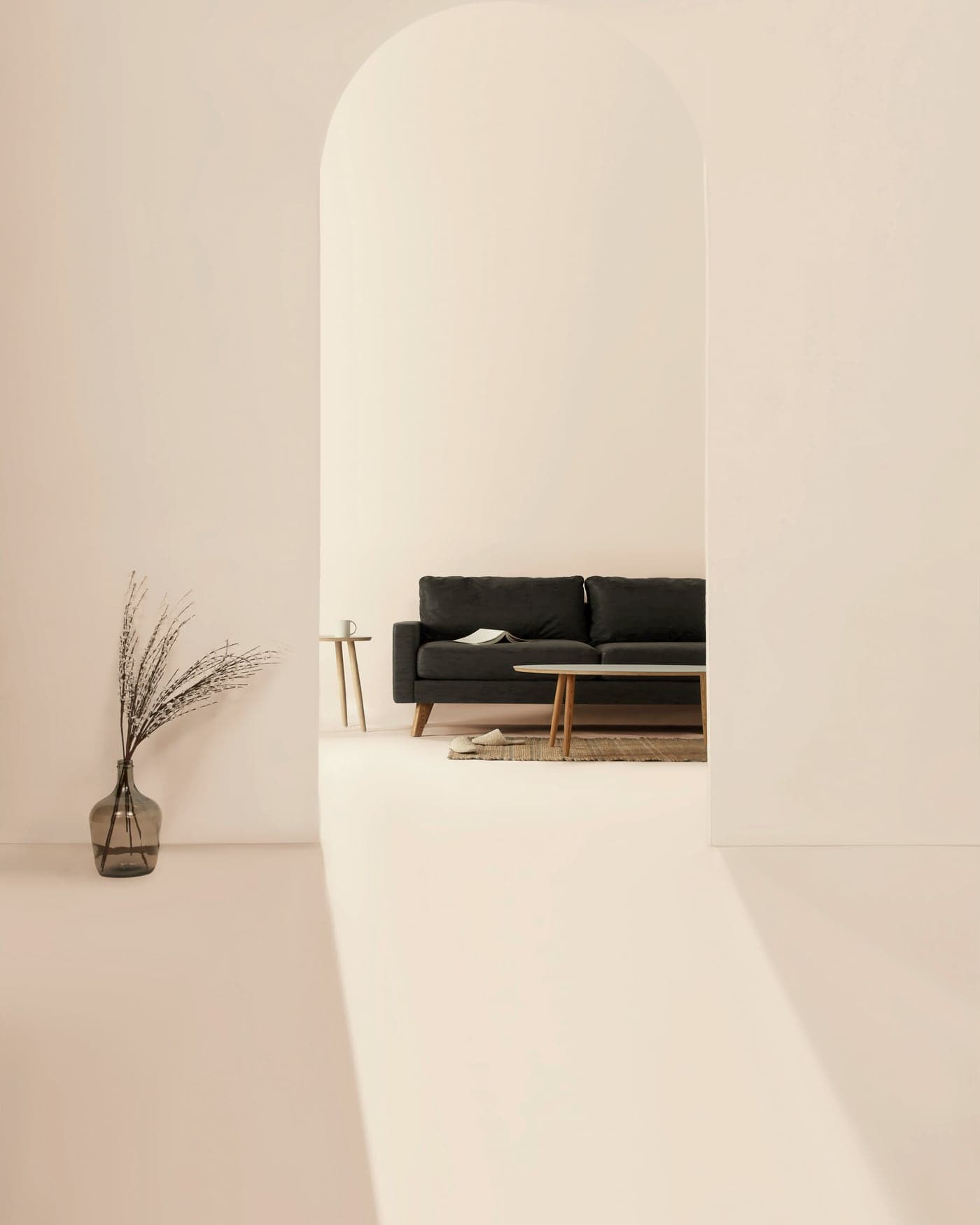 Quiet Rooms, interiors for Menu Home